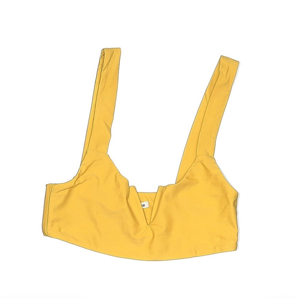 Reformation Yellow Swimsuit Top